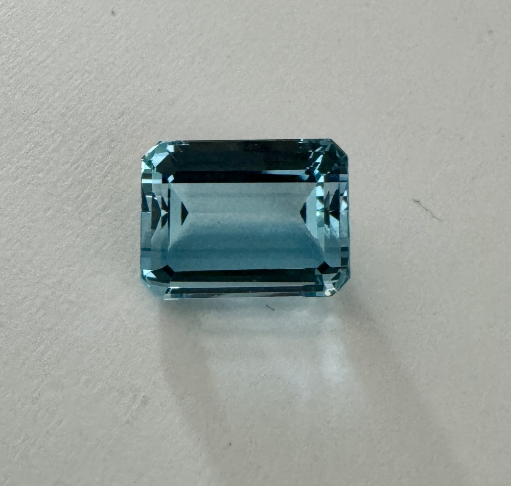 Aquamarin 16x12mm 8 eck